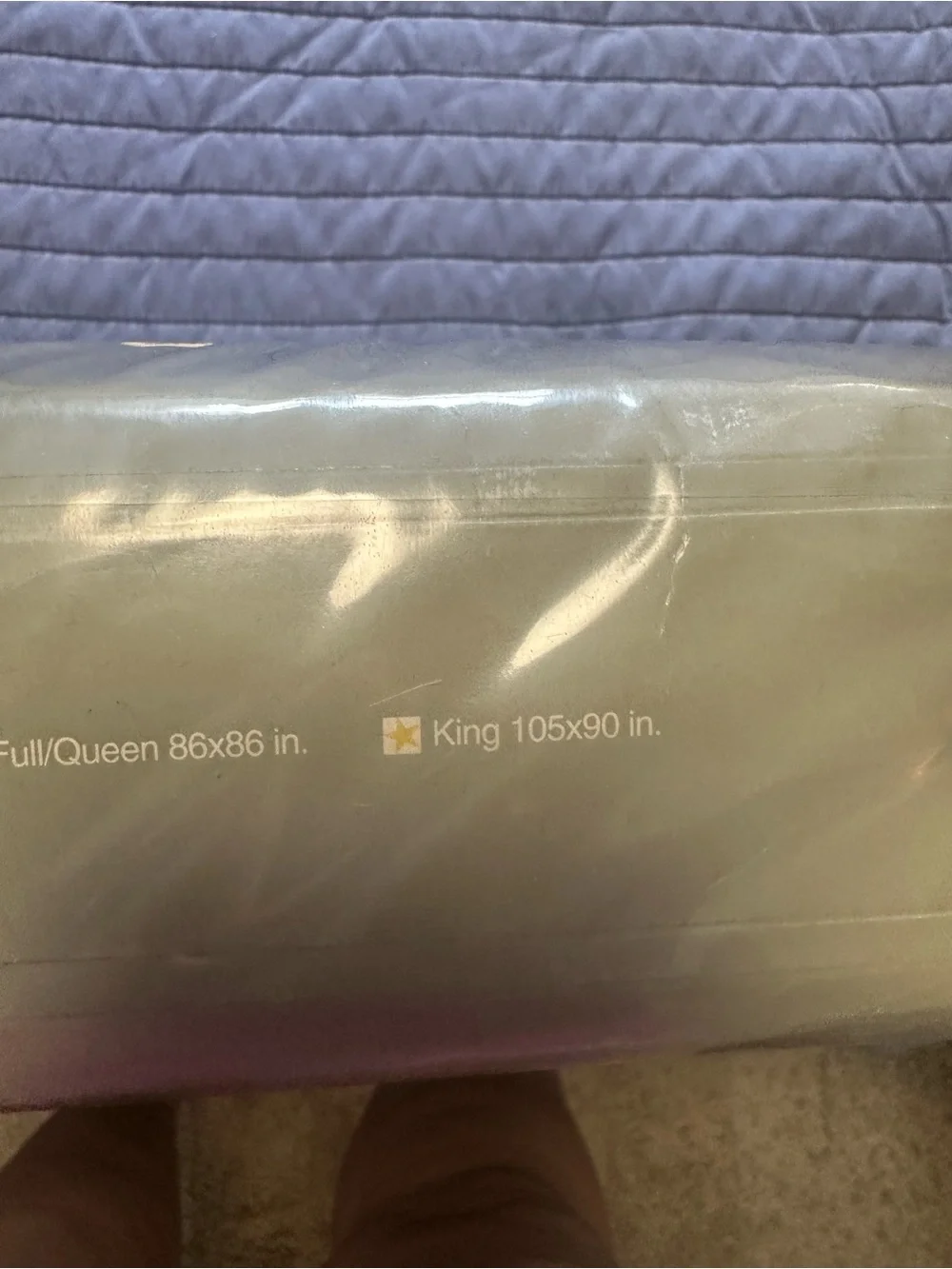 Premier 100% Cotton Damask Comforter Cover -‎ Blue